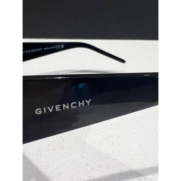 Givenchy GV40098 01A Night Bird 131MM black Geometric unisex Sunglasses NEW - Picture 7 of 10